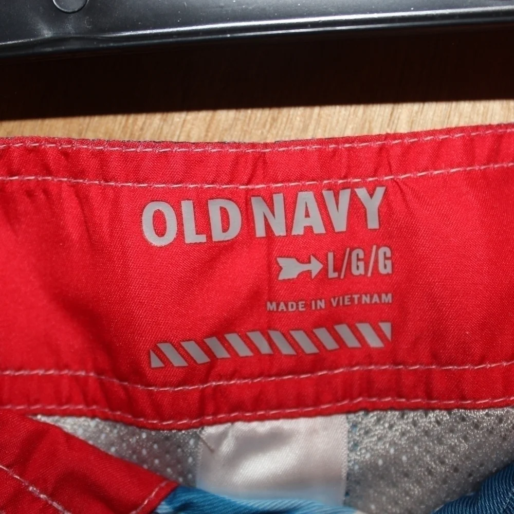 Old Navy Plaid Swim Trunks